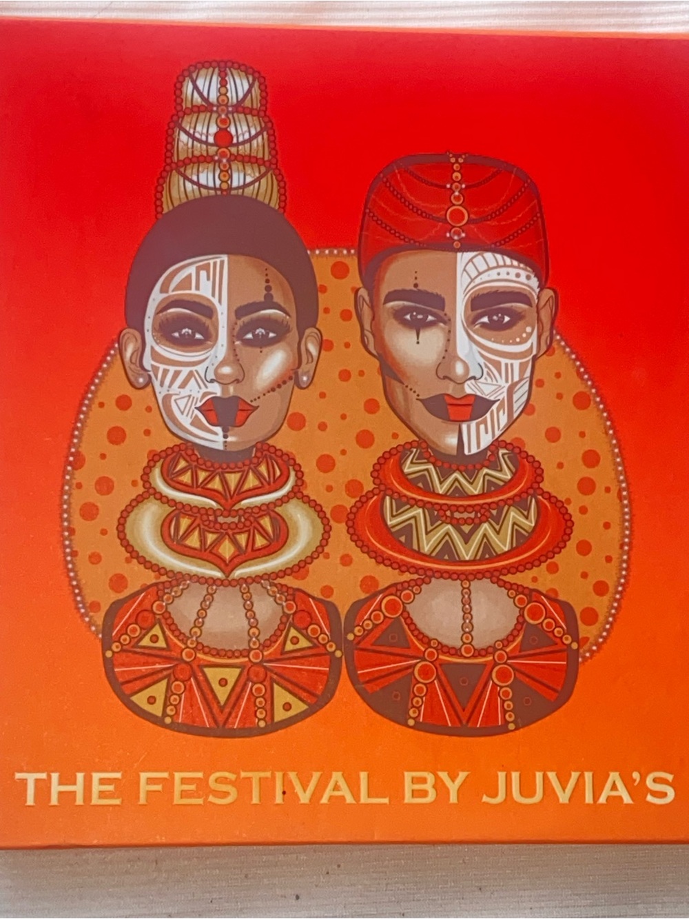 Juvia's Place The Festival Eyeshadow Palette - Red, Orange, Gold
